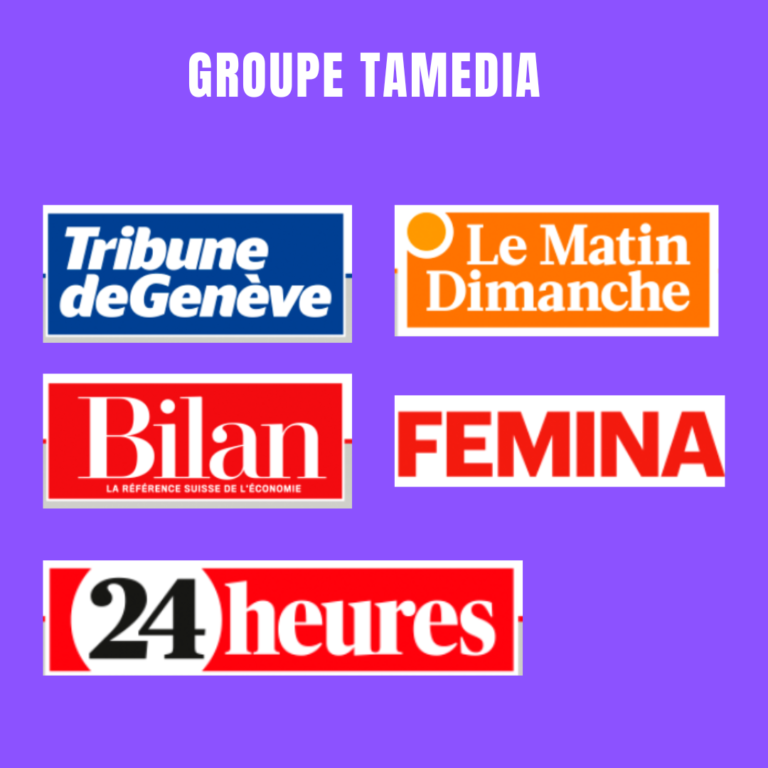 Journal Tribune de Genève et tous les titres Tamédia – MDA Genève