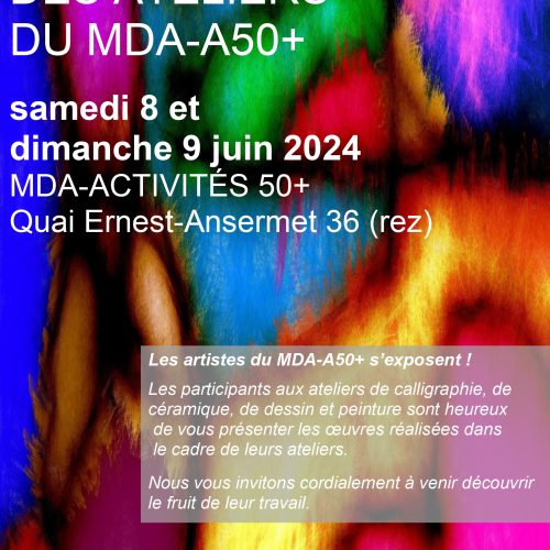 Exposition des ateliers du MDA 2024